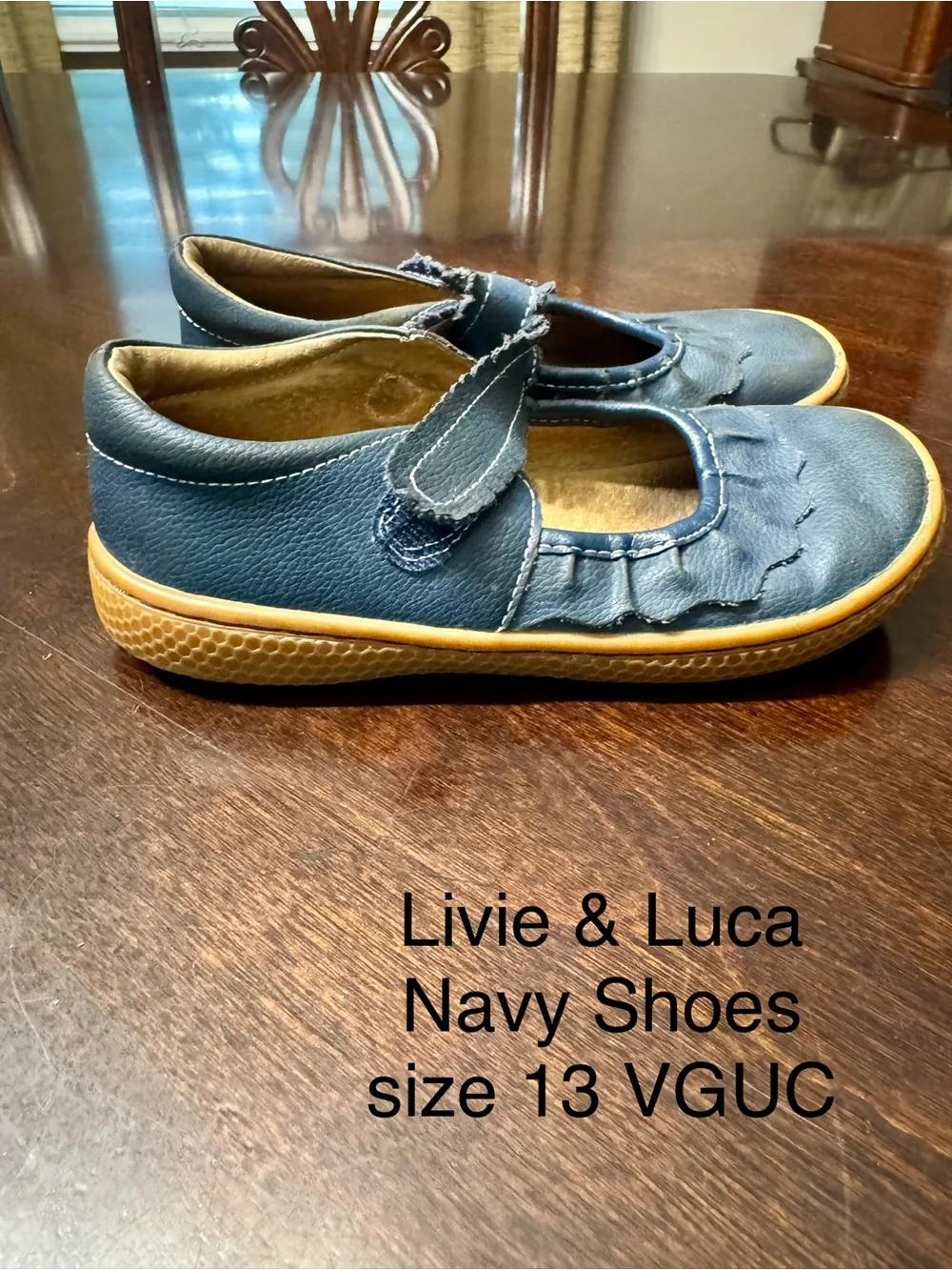 Livie & Luca Navy Mary Jane Casual Shoes